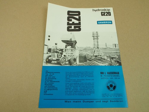Brochure sambron ge20 - brochure,