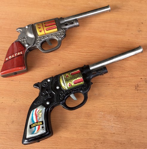 Tin toy lotto pistola - tin,