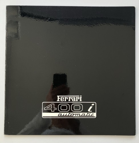 Ferrari 400i brochure - ferrari,