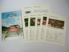 Mercedes Benz LPK 709 809 813 913 1013 1113 depliant cantiere camion schede tecniche