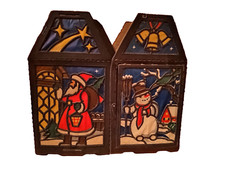 Antica e RARA Lanterna di carta Natalizia   Ancient Christmas paper latern RARE