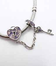 Ciondolo cuore amore lucchetto