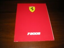 FERRARI PRESENTAZIONE ORIGINALE FORMULA 1 - F 2008 ,OTTIME CONDIZIONI