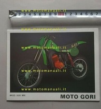 Gori produzione moto cross enduro 1981 depliant originale genuine brochure