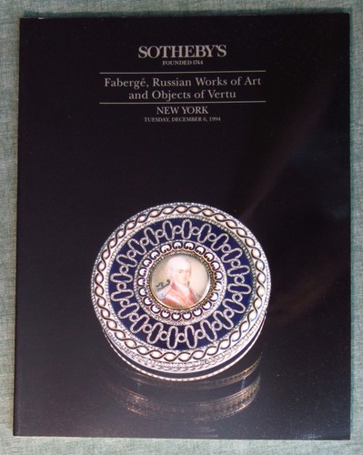 Sotheby catalog faberge - sotheby's,