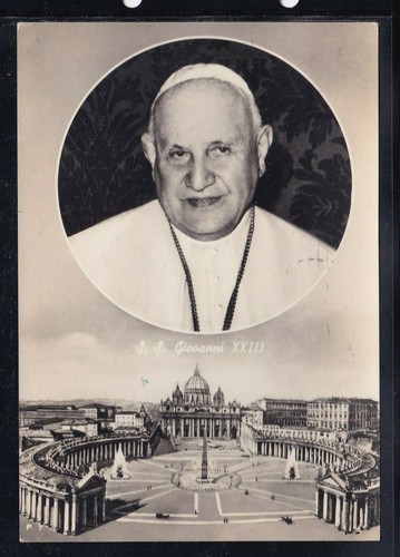 Cartolina roma papa s - roma,