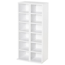 HOMCOM Set 2 Mobili Libreria a