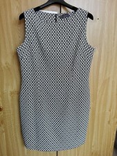 Abito tubino fantasia geometrica RoByRo - Tg XXL - VINTAGE