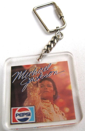 Michael jackson porte clé bad - michael, porte-clé