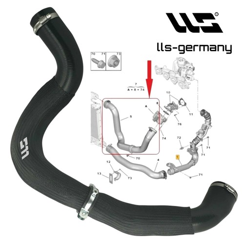 Tubo turbo aria - , di