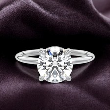 Anello Diamante Coltivato in