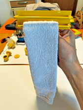 VOLA ORIGINALE PORTA SALVIETTE DOPPIO   ACCESSORI BAGNO GIALLO VINTAGE