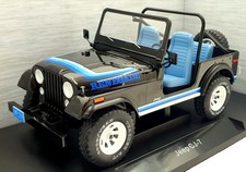 Modellino Auto Gruppo Scala 1/18 MCG18281 - Jeep CJ-7 - Nero