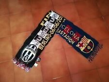 2015 SCIARPA CALCIO FINALE CHAMPIONS LEAGUE JUVENTUS BARCELLONA