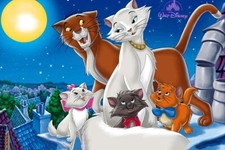 Poster Manifesto Locandina Cinema Vintage Walt Disney Film Gli Aristogatti Bar