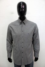 Etro Milano Uomo Taglia 40 - M Camicia Chemise Shirt Manica Lunga Cotone Grigio