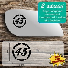 2 adesivi cafe racer stella