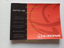 Cagiva Raptor 1000 manuale uso manutenzione libretto originale italiano