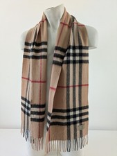 Burberry Sciarpa Beige Check