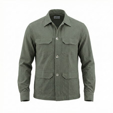 Mens Green Seersucker