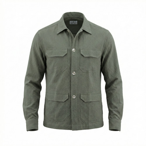 Mens green seersucker - green,