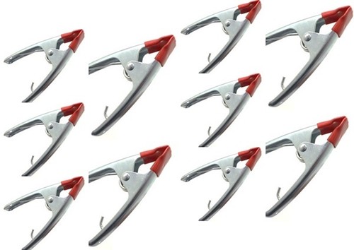 Set morsetto pinza molla - set, 10