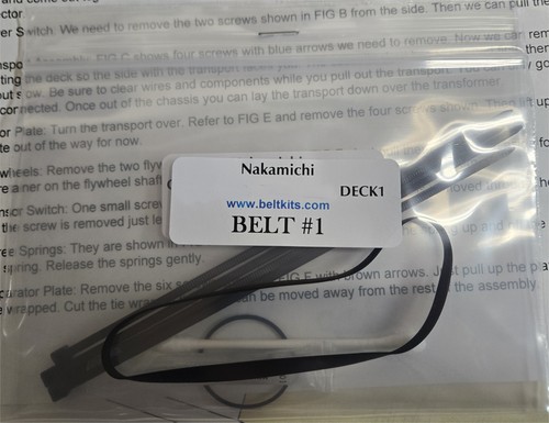 Nakamichi deck kit cinghia - 1,