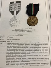 MEDAGLIA ITALIANA PER LE CAMPAGNE FASCISTE 1919-1922