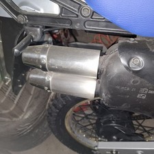 TERMINALE SCARICO MARMITTA COMPLETA ED ORIGINALE HONDA XL 650 V Transalp