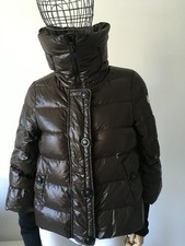 Piumino marrone Moncler "Tulsa" | NYLON lucido donna taglia:0
