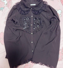 Camicetta Noemie nera pizzo