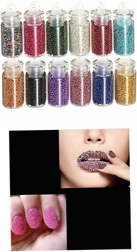 Bottiglie nail art perline - 12,