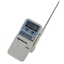 TERMOMETRO DIGITALE CUCINA CON SONDA ACCIAIO INOX e CAVO 110cm LCD CIBO AUTO 