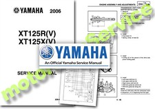 Yamaha XT125 X R Manuale di