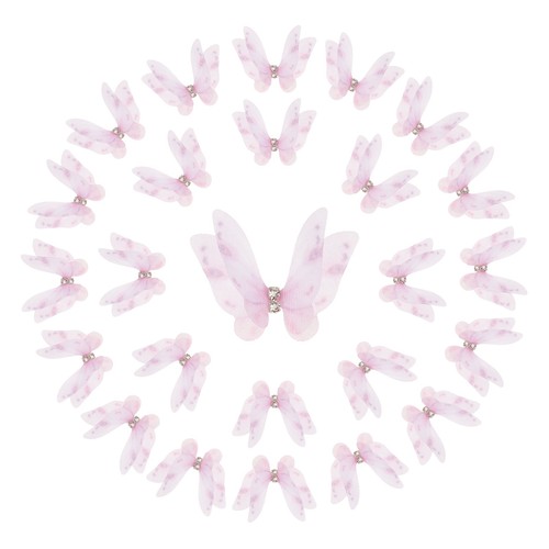 Pezzi farfalle organza - pezzi,