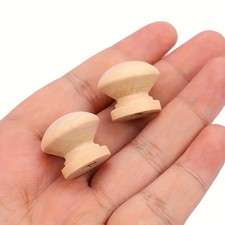 10pz manici legno massello