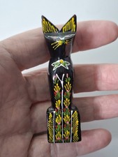 THAI 3" BLACK LAQUERED WOODEN