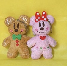 Topolino Minnie × Pan di Zenzero Peluche Bambola Portachiavi Mascotte Tokyo Disney Store