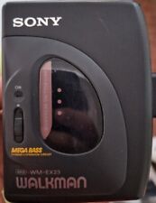 Sony Walkman WM-EX23 Vintage Cassette MC MegaBass, Usato, Pezzi Di Ricambio