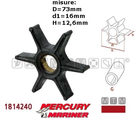 Girante mercury mariner - girante, mercury/mariner