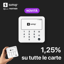 PROMO SumUp Solo Lite POS - 1,25% su tutte le carte - Solo Nuove Registrazioni