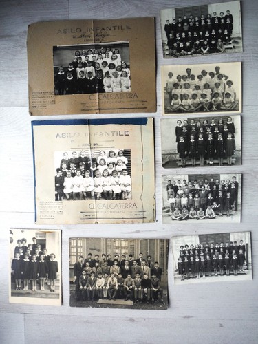 Lotto foto epoca scuola - lotto,