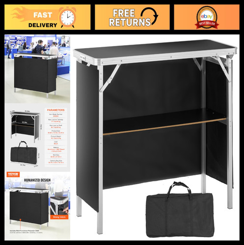 Folding portable bar table for - bar,