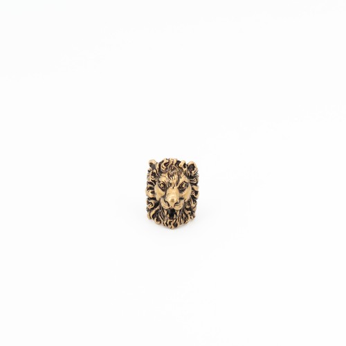 Gucci anello lion - anello, ottone