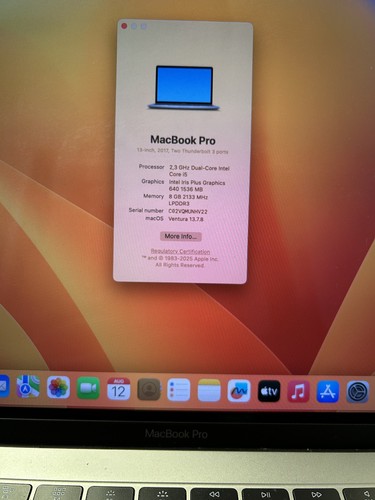 Macbook pro 2017 inch two - 2017,