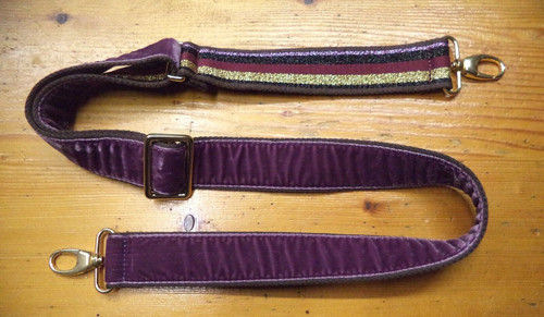 Tracolla borsa velluto - tracolla,