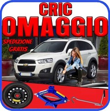 💥 Kit Ruotino di Scorta Chevrolet Captiva 17” 5Fori Cric DOT2025 🛞