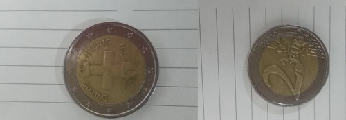 Moneta rara euro da - euro,