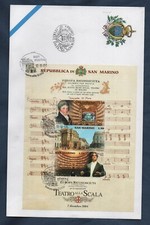 SAN MARINO 2004   Riapertura del teatro "La Scala" IN BUSTA PRIMO GIORNO