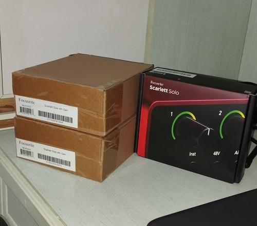 Focusrite scarlett solo 4th - focusrite,